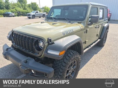2025 Jeep Wrangler 4-Door Willys 4x4